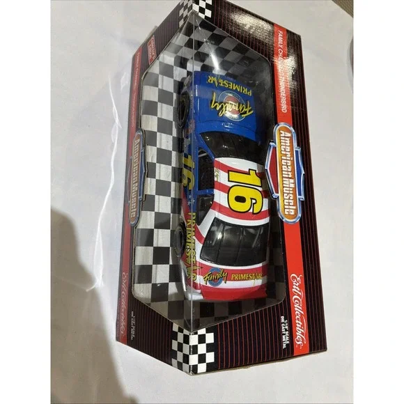 ERTL American Muscle Family Channel Thunderbird 16 Ted Musgrave Large 1 18" 1996 - Picture 4 of 13